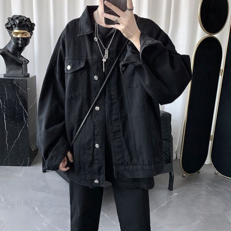 Quality Winter Clothing Jacket - Kurtka dżinsowa męska z guzikami na