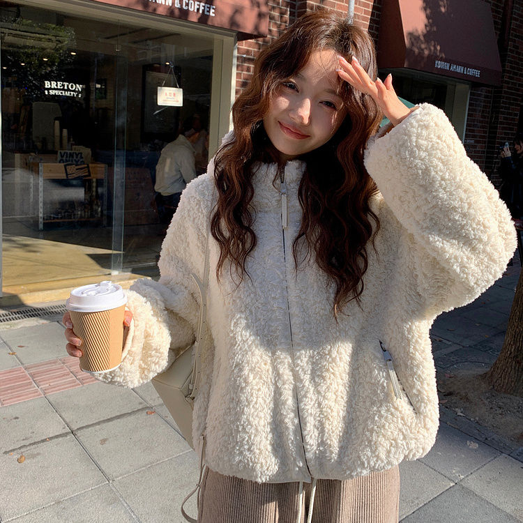 Quality Winter Clothing Jacket - Kurtka z wełny jagnięcej Koreański Dongdaemun