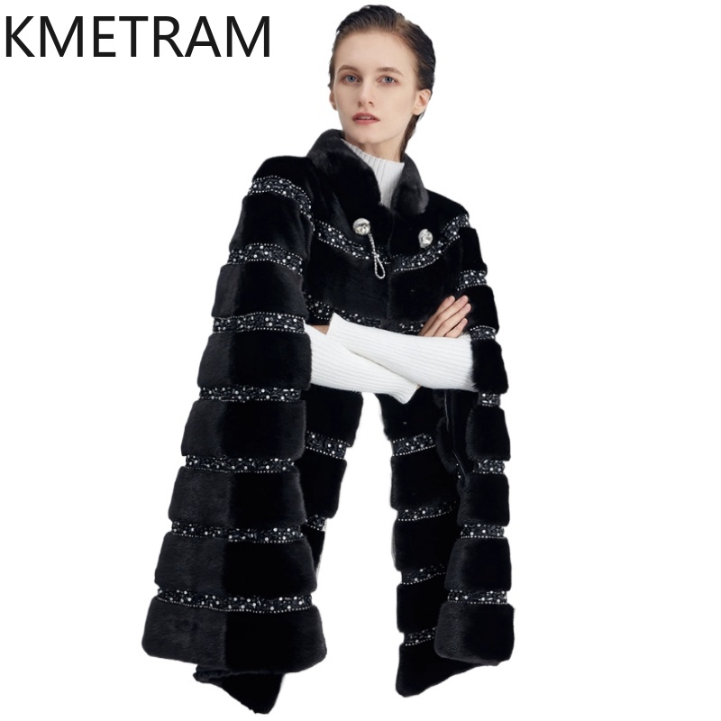 Quality Winter Clothing Jacket - Kurtka z naturalnego futra norek damska
