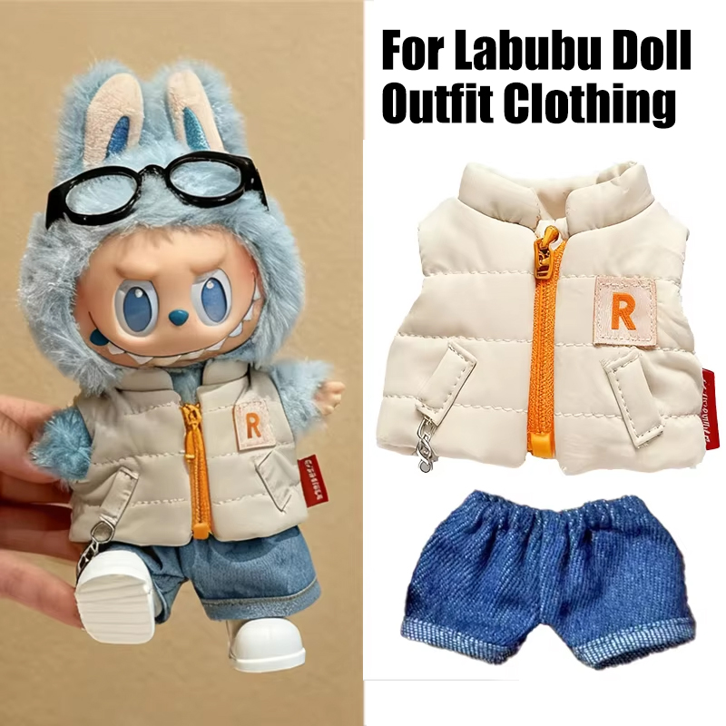 Winter Clothing Baby - Ubranka dla lalki Labubu 15-17 cm: