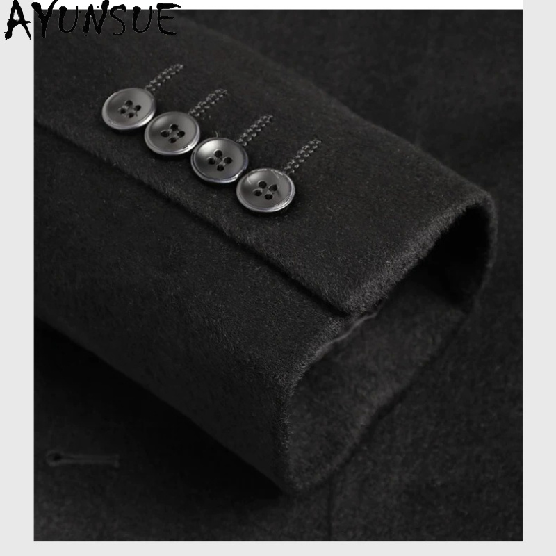 AYUNSUE 80% Wełniane Płaszcze  – Quality Winter Clothing Jacket recenzja i cena