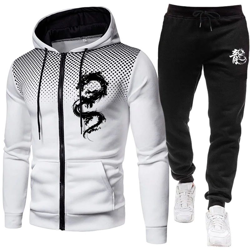 Męski Zestaw z Nadrukiem Smoka – Winter Clothing Gear recenzja i cena